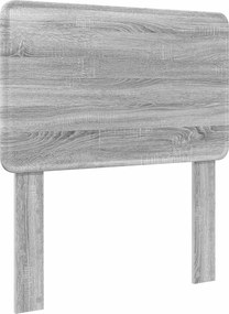 vidaXL Tăblie cap Gri Sonoma 80 cm Lemn compozit