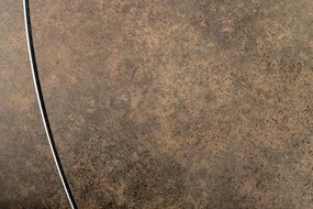 Masa extensibila cu design prin rotire Inception 130-190cm aspect ruginiu