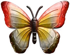 Decoratiune de perete din metal fluture BUTTERFLY 30 cm - diverse culori Culoare: Violet