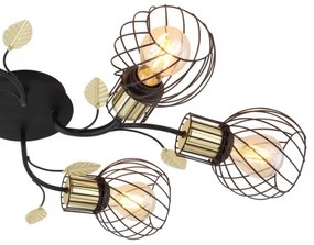 Lustră aplicată LALLY 6xE27/40W/230V Globo 54113-6D