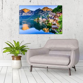 Tablou - Sat alpin (90x60 cm)