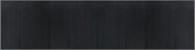 vidaXL Covor dreptunghiular, gri, 100x400 cm, bambus