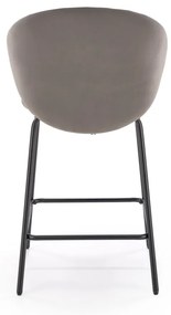 Scaun de bar H121 gri/negru