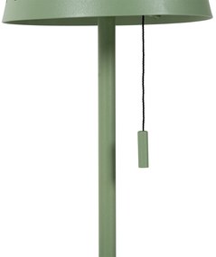 Lampă de masă de exterior verde cu LED inclus, reglabilă în 3 trepte, reîncărcabilă și solară - Ferre