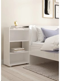 Tăblie de pat albă 145x80 cm Naia – Tvilum