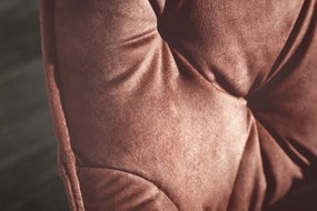 Set 2 scaune moderne Milano catifea maro