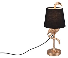 Lampă de masă Art Deco aurie cu negru - Koen
