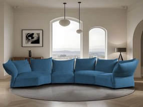 Canapea semirotunda dumonde cu șezut confortabil din spumă HR Vogue 460x131 cm