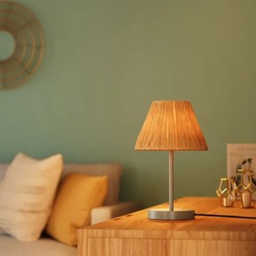 Lampă de masă Ledvance DECOR RAFFIA 1xE27/15W/230V rafie