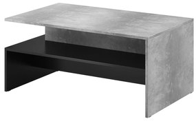 Masă de cafea Barly Typ 99 (negru + deschis beton). 1022403