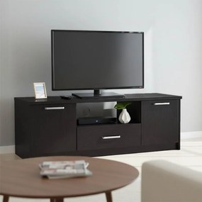 Comoda TV Olivora, culoare wenge, 144 x 39 x 50.5 cm