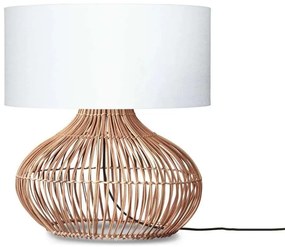 Veioza eco din ratan Kalahari L/4723 white
