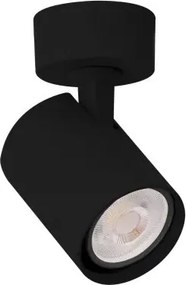 Spot aplicat directionabil de tavan/plafon EXO 1 R negru