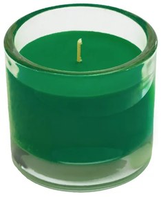Lumanare in pahar MINNESOTA GREEN 9 cm verde inchis