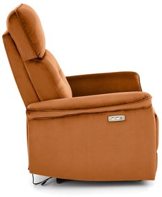Fotoliu recliner Semir velvet cinnamon H108 cm