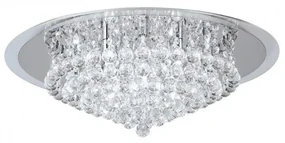 Plafoniera eleganta cristal K9 diam. 62cm Gloria DLU 2378/9/62 chrom OR