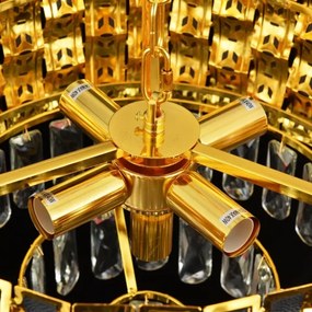 Brilagi - Lustră aplicată CRISTAL, 5 x E14, 40 W, 230 V, Ø 38 cm