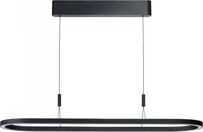 Lustra LED suspendata design modern LAYLA negru 3000K DIMM