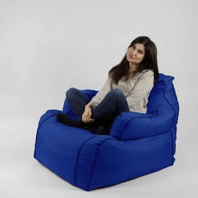 Fotoliu Player Mini Pufrelax, Material Impermeabil - Blue Royal