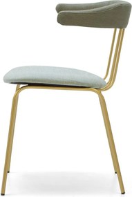 Scaun lemn masiv Sillon Miki Cadru Metalic Sudat Design Cu Spătar Extins Personalizabil