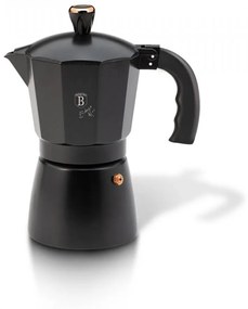 Espressor cafea pentru aragaz (Cafetiera) 6 cesti Black Rose Gold Line Berlinger Haus BH 1974