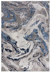 Covor albastru/gri 200x290 cm Marbled – Flair Rugs