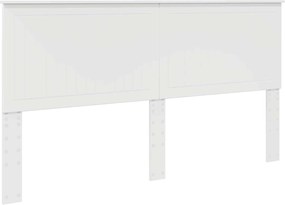 vidaXL Tăblie cap cu headboard Alb 180 cm Lemn compozit