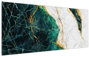 Tablou - Marmură turcoaz (120x50 cm)