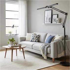 Brilagi - Lampadar flexibil VARIO LED dimabil/14W/5V 157 cm negru