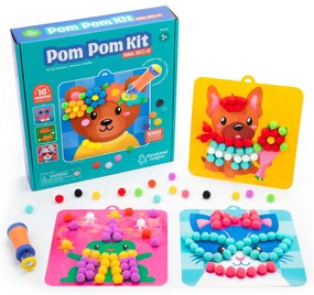 SET CREATIV CU POMPOANE - IMBRACA ANIMALUTELE - EDUCATIONAL INSIGHTS (EI-1546)