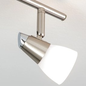 Plafoniera cu 3 spoturi directionabile Max crom satin