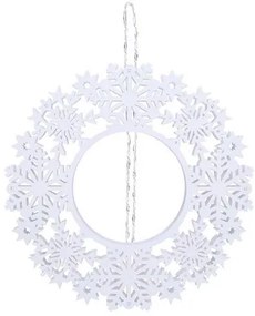 Solight 1V297 - Coroană LED de Crăciun, 10x LED, 2x AA, alb cald