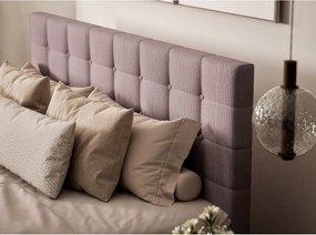 Pat boxspring mov cu spațiu de depozitare 160x200 cm Tasca – Maison de Rêve