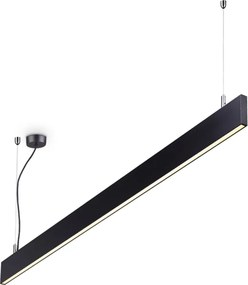 Ideal Lux - Lustră LED suspendată LINUS, 32W, 230V, 3000K, CRI 90, 120 cm, negru