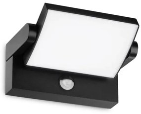Aplică LED de exterior cu senzor Ideal Lux SWIPE LED/21W/230V CRI 90 IP54 negru