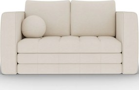 Canapea Kastol , alb chenille extensibil, 137x71x74 cm – Soreli 01
