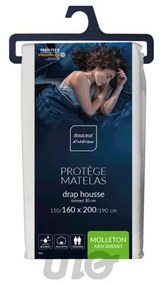 Protecție pentru saltea 160x200 cm Molly – douceur d'intérieur