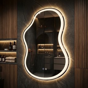 Oglindă LED UNO DOUBLE 80x55 cm