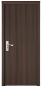 Usa Interior din MDF Novo Doors ND81, Cadru din Lemn Masiv, KIT COMPLET, Toc , Manere si balamale incluse (Culoare: Wenge, Dimensiune: 70 cm, Maner: