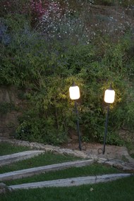 Tarus de iluminat exterior decorativ SAIGON 137/R17 gri/alb