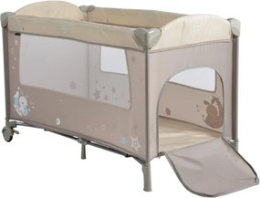 Patut pliant transformabil in tarc copii NOVOKIDS™ Sleepy NEST, 60X120 cm, 2 Niveluri, Masa infasat, Jucarie Carusel cu jucarii din plus, Fermoar