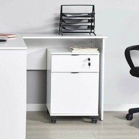 Comodă pe rotile White