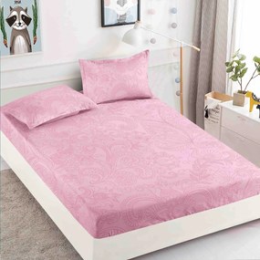 Lenjerie de pat 3 cu elastic 100% bumbac - a706 de la Onesleep