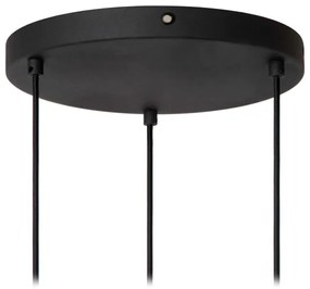 Lustră pe cablu Lucide 45492/13/36 RAFAL 3xE27/40W/230V negru/gri