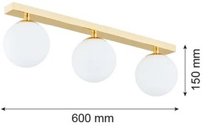 Lustră aplicată pentru baie FLAVIO 3xE14/7W/230V IP44 Argon 1414