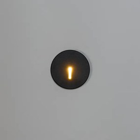Kanlux 90796 - Corp de iluminat LED pentru scări MAGNIK LED/1,7W/230V CCT negru, rotund