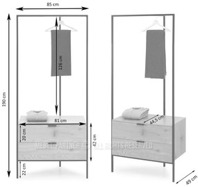 Raft Tejido (stejar + negru). 1136808