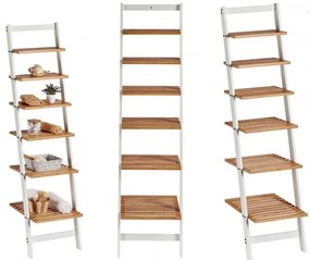 OFERTA Raft din bambus alb WHITE BAMBOO II. calitate secundara