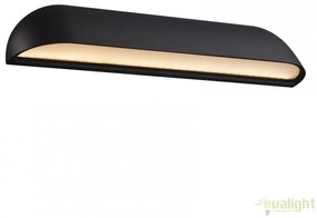 Aplica de perete LED pentru iluminat exterior cu protectie IP44 FRONT 36 neagra 84091003 DFTP