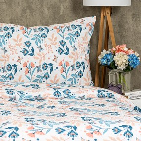 Lenjerie pat 4Home Blooming garden, bumbac crepona, 220 x 200 cm, 2 buc. 70 x 90 cm